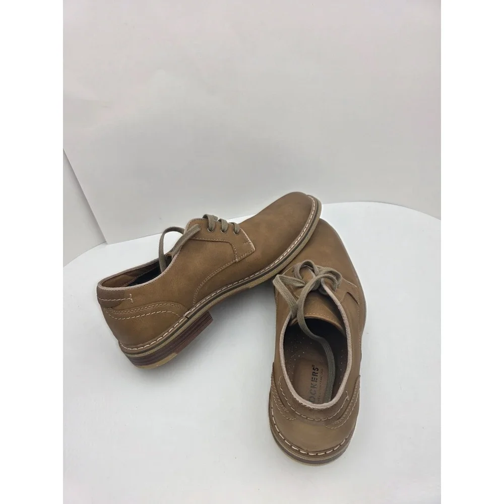 Dockers Mens Martin Oxford Brown Tan Business Casual Church Tie-up Size‎ 7 M